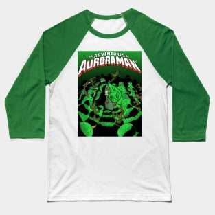 Auroraman vs The Frosties Baseball T-Shirt